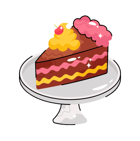 23,994 Cake Slice Cartoon Images, Stock Photos, 3D objects, & Vectors |  Shutterstock