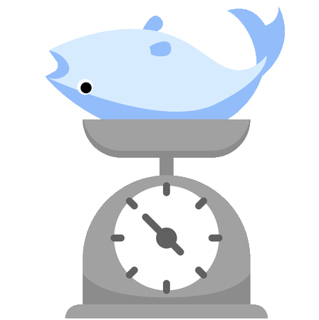 Fish Weight Animated Icon download in JSON, LOTTIE or MP4 format