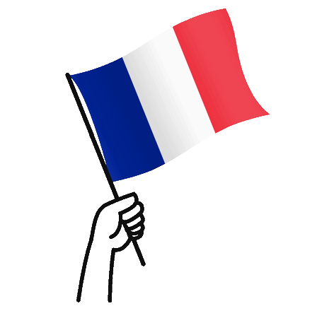 french flag waving gif