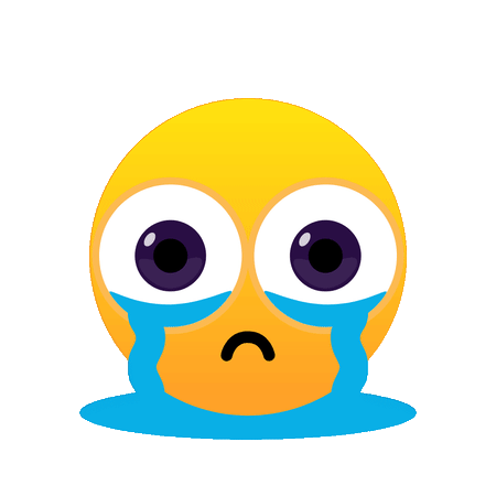 Animated Crying Emoticon