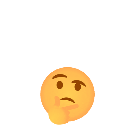 Thinking Emoji Infinite Transition GIF